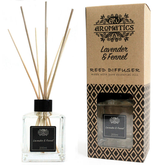 Reed Diffuser - Lavender & Fennel Essential Oil - 200 ml