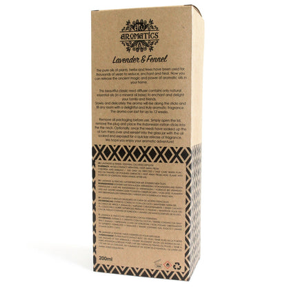 Reed Diffuser - Lavender & Fennel Essential Oil - 200 ml
