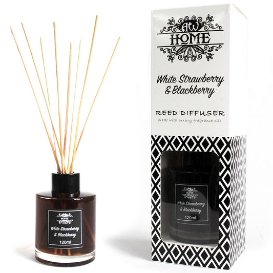 Reed Diffuser - White Strawberry & Blackberry - 120 ml
