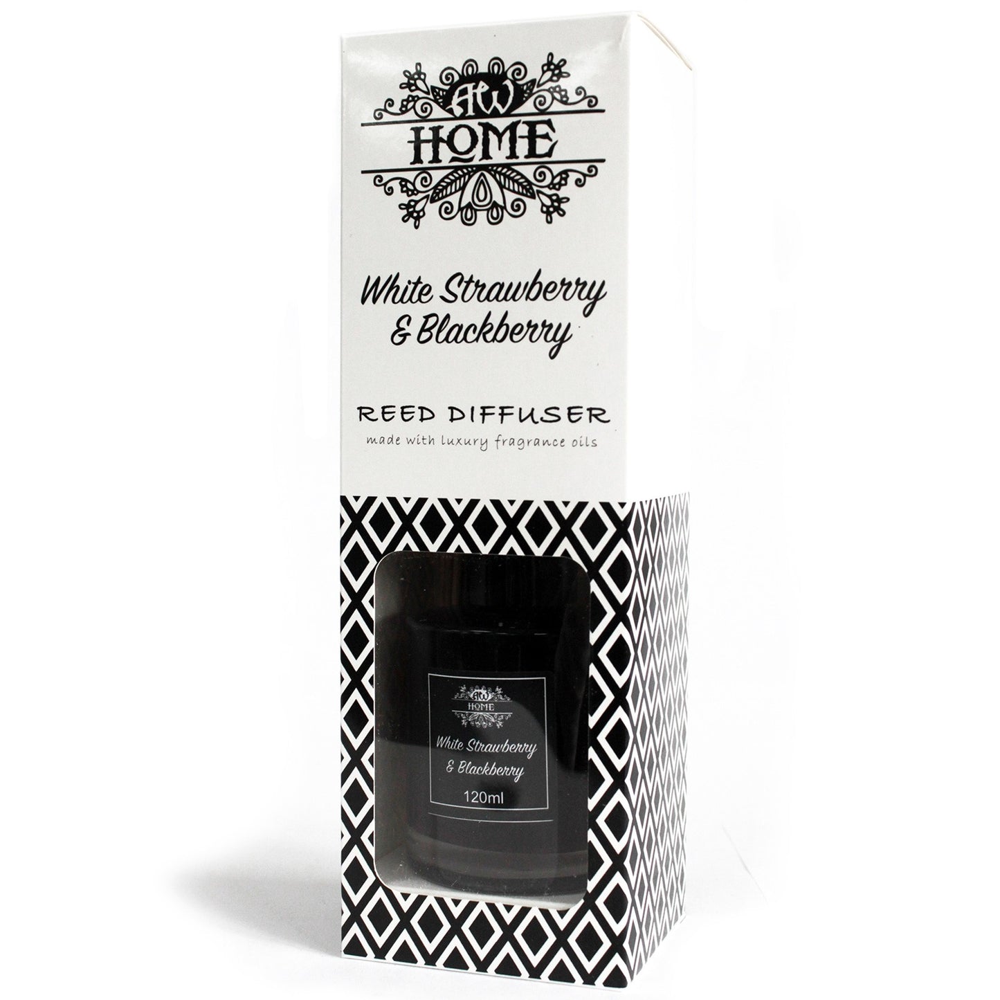 Reed Diffuser - White Strawberry & Blackberry - 120 ml