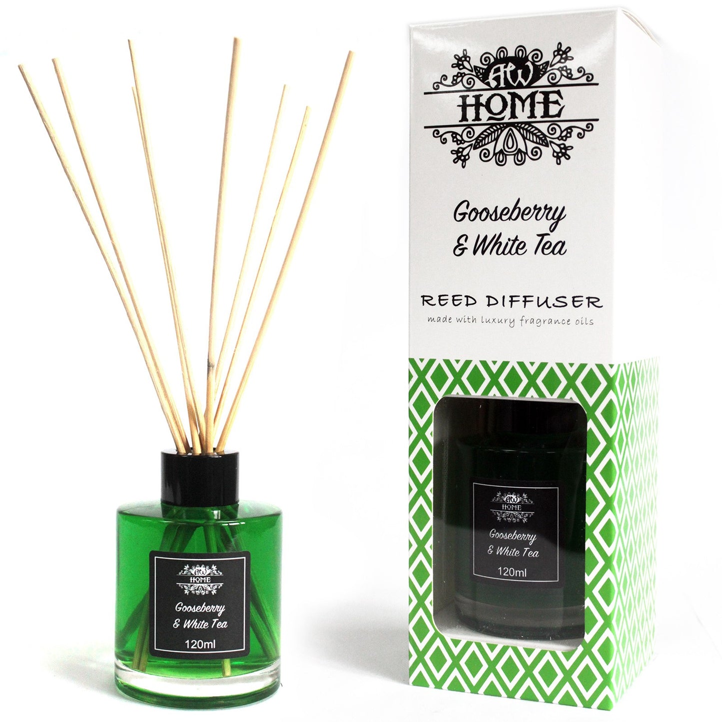 Reed Diffuser - Gooseberry & White Tea - 120 ml