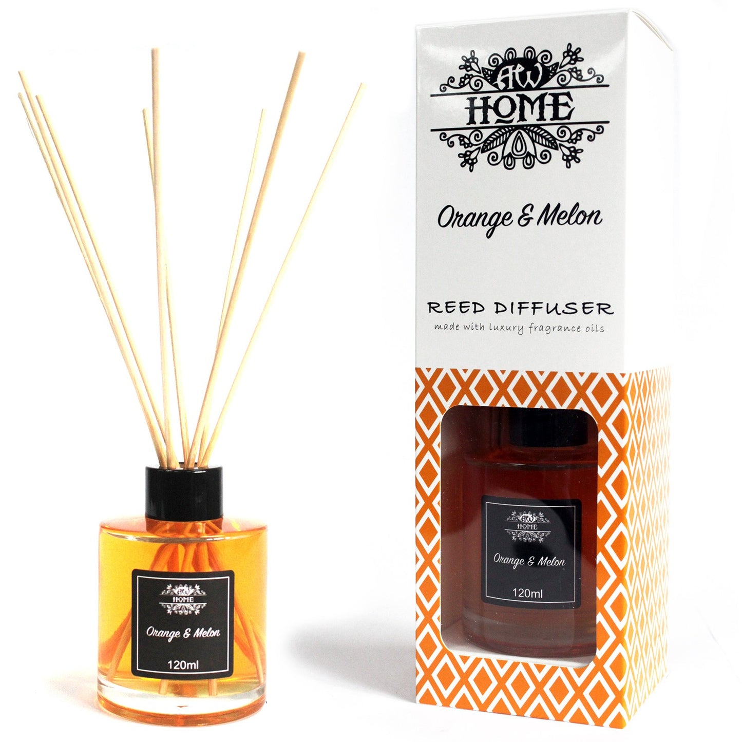 Reed Diffuser - Orange & Melon - 120 ml