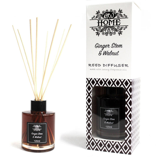 Reed Diffuser - Ginger Stem & Walnut - 120 ml