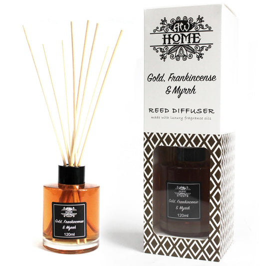 Reed Diffuser - Gold, Frankincense & Myrrh - 120 ml