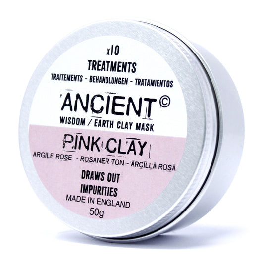 Clay Face Mask - Pink Clay - Purifying - 50 g