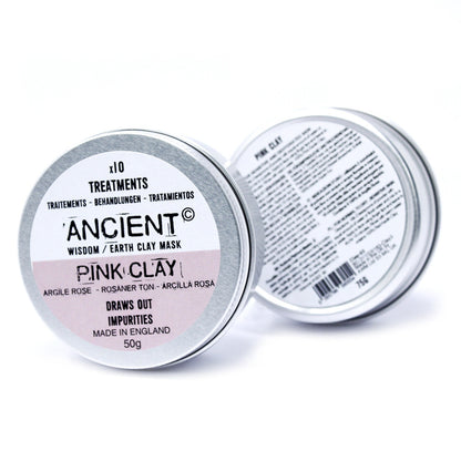 Clay Face Mask - Pink Clay - Purifying - 50 g