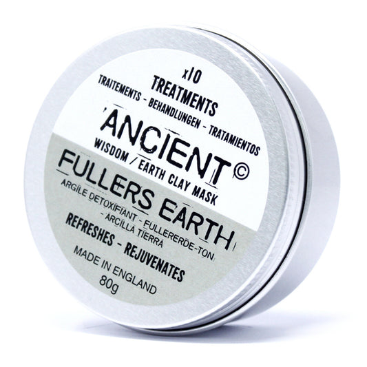 Clay Face Mask - Fullers Earth - Refreshing & Rejuvenating - 80 g