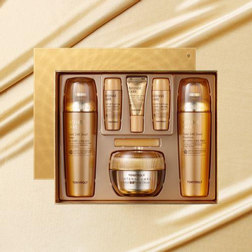 TONYMOLY Intense Care Gold 24K Snail Skincare - Set of 3 Plus 3 Samples