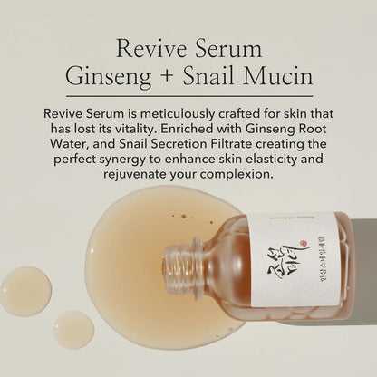 Beauty of Joseon Revive Serum : Ginseng + Snail Mucin - 30ml