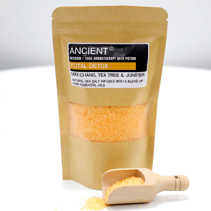 Aromatherapy Bath Potion in Kraft Bag - Total Detox - 350 g