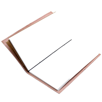 Handmade Leather Journal - Important Things To Do - Grey - 80 pages