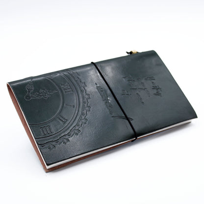 Handmade Leather Journal - If a Story is in You - Green - 80 pages