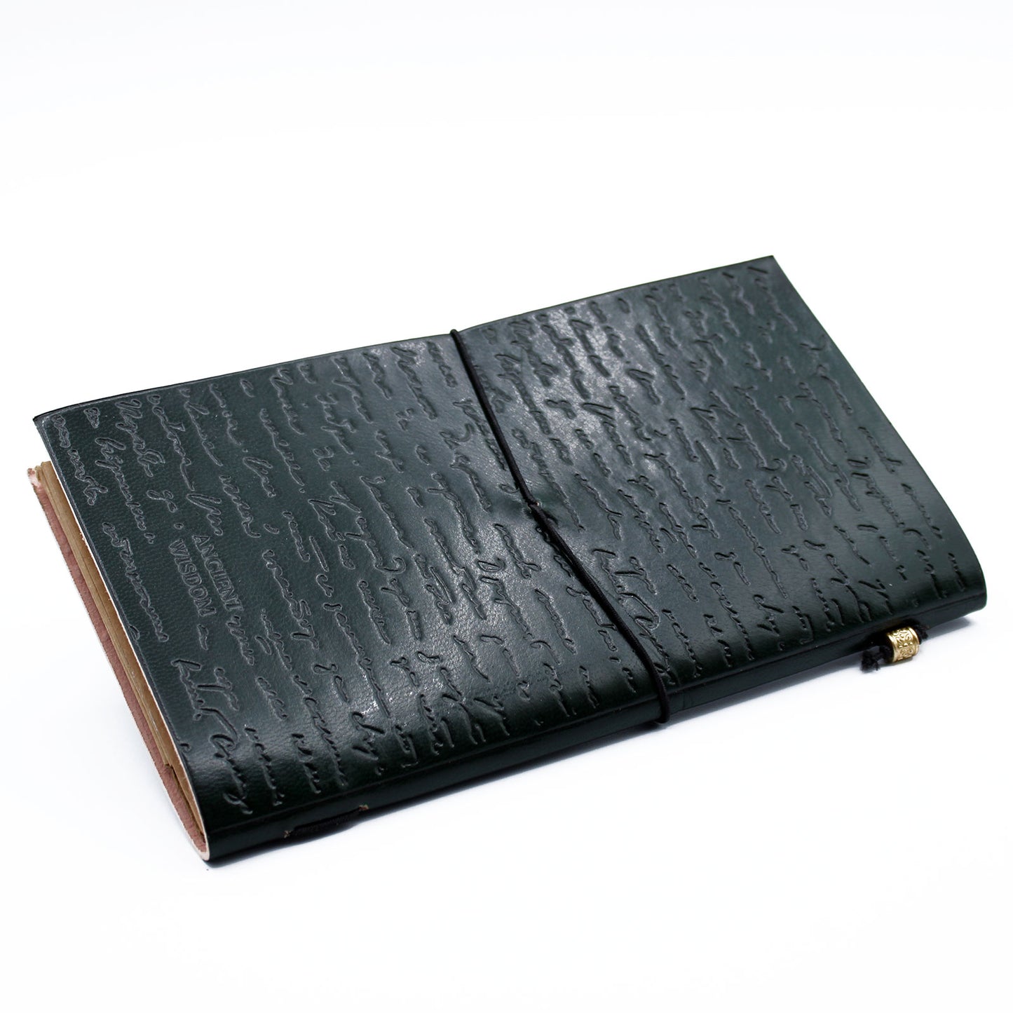 Handmade Leather Journal - If a Story is in You - Green - 80 pages