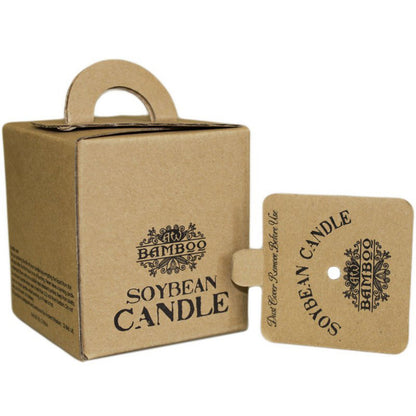 Soybean Wax Scented Candle in Chunky Jar - Grapefruit & Ginger