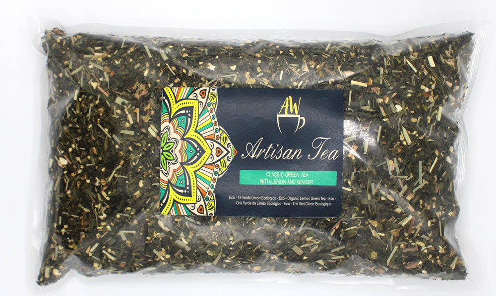 Artisan Tea - Eco Classic Green Tea with Lemon and Ginger - 1 kg