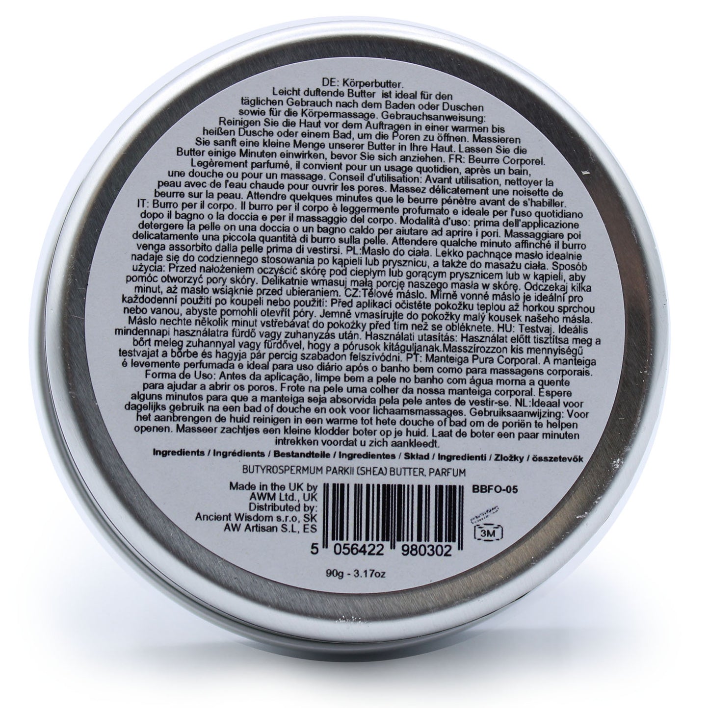 Scented Shea Body Butter - Sweet Strawberry - 90 g