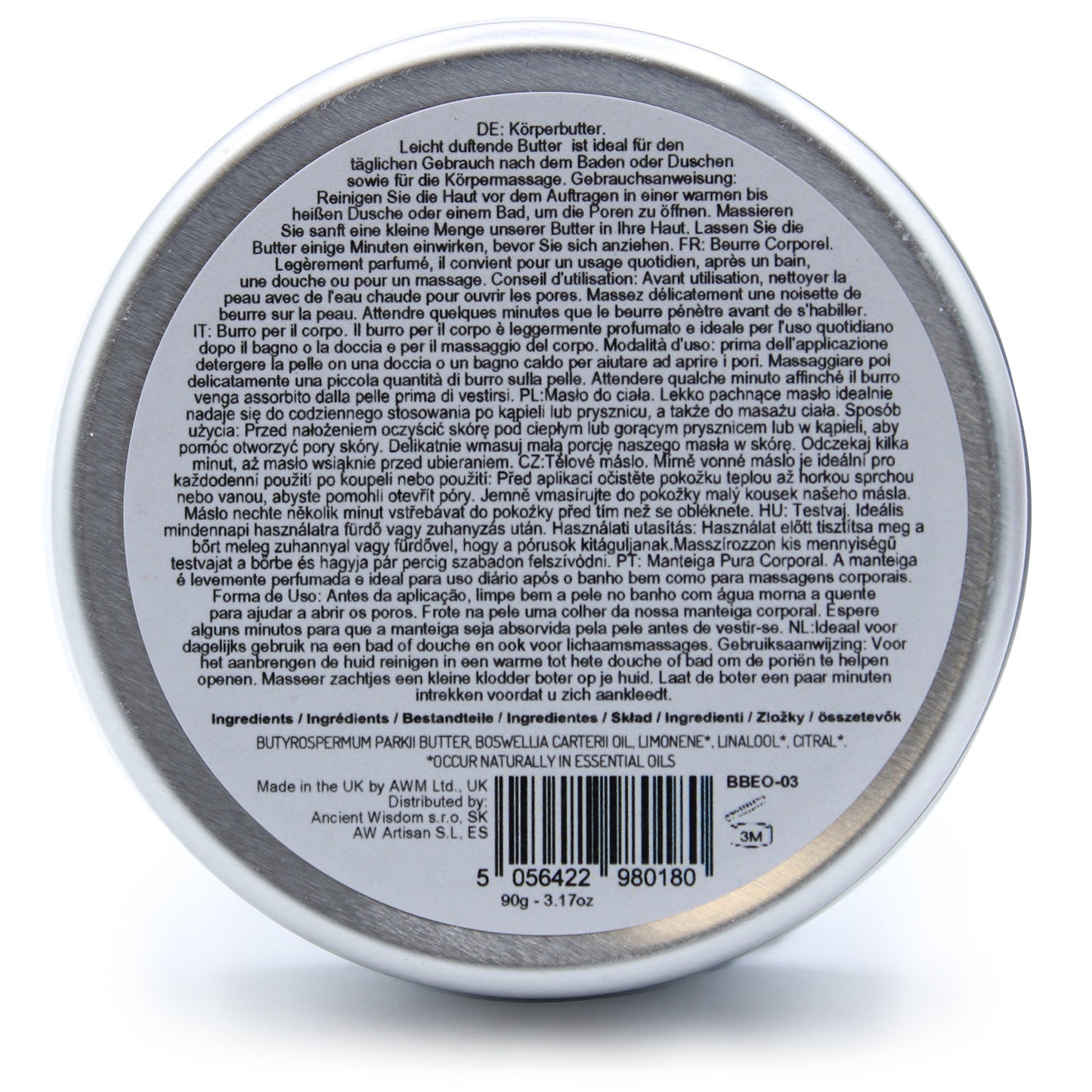 Shea Body Butter - Frankincense - 90 g