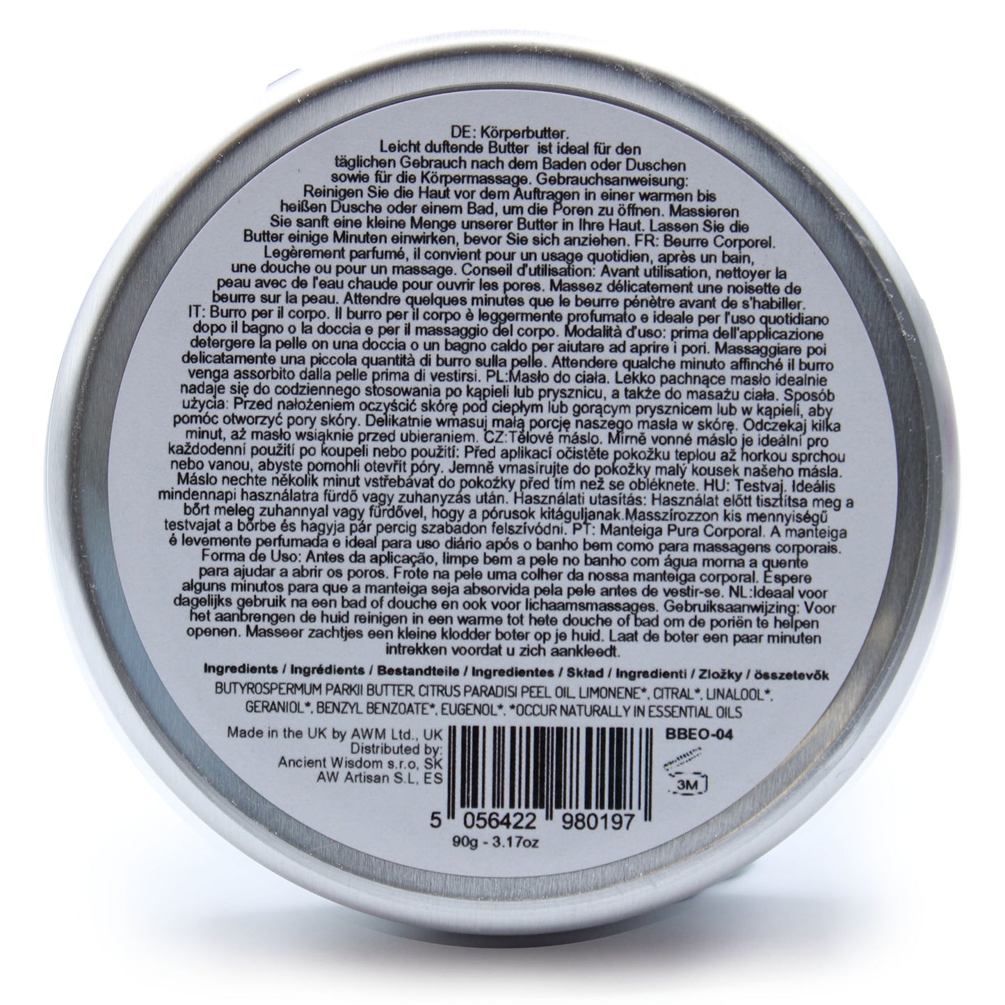 Shea Body Butter - Grapefruit - 90 g