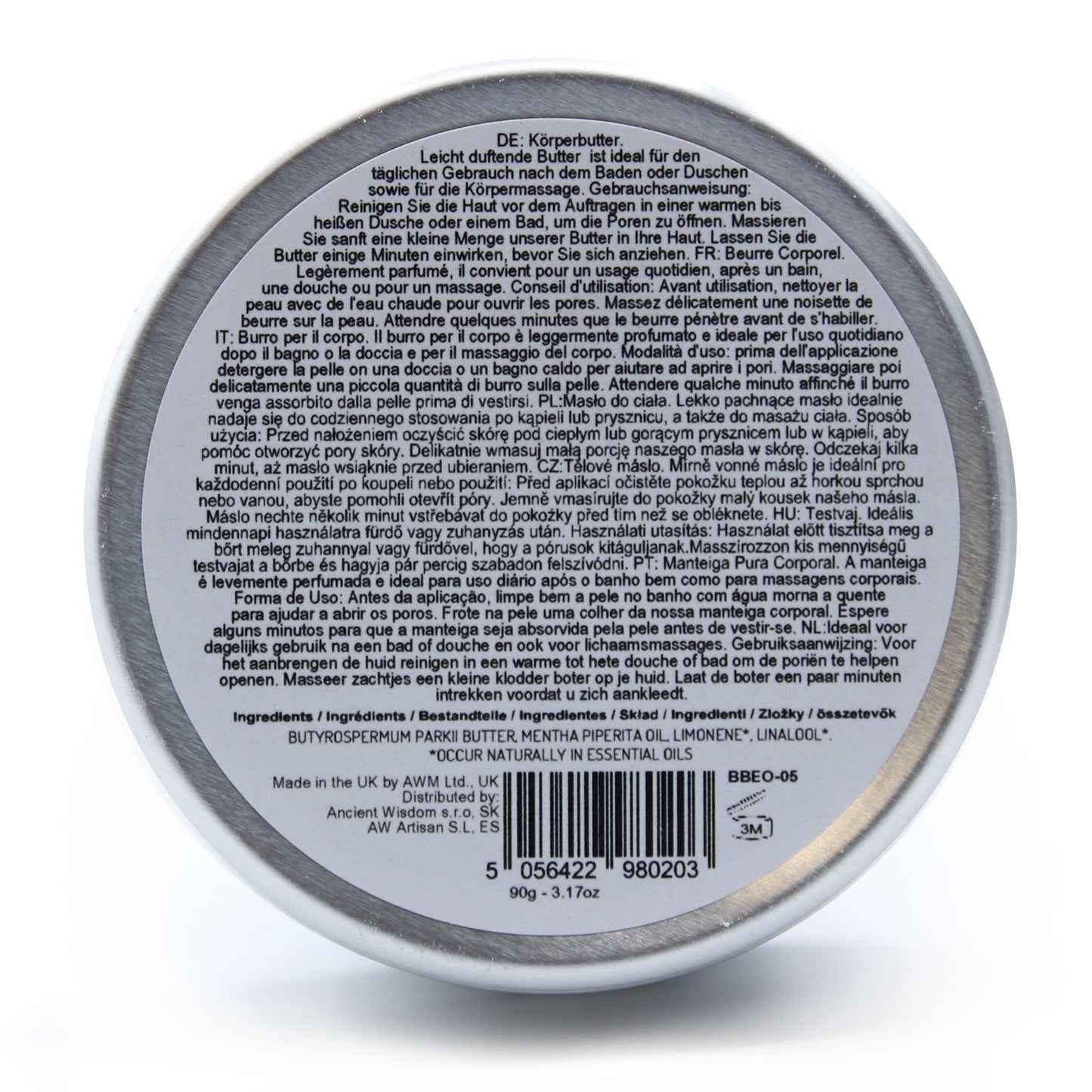 Shea Body Butter - Peppermint - 90 g