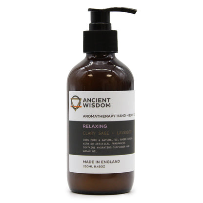 Hand & Body Lotion - Clary Sage & Lavender - 250 ml