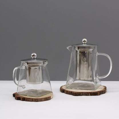 Glass Infuser Teapot - Tower Shape - 350 ml