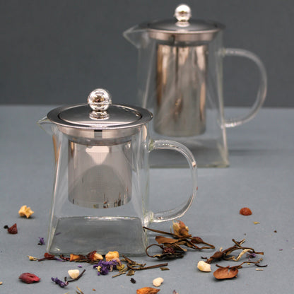 Glass Infuser Teapot - Tower Shape - 750 ml