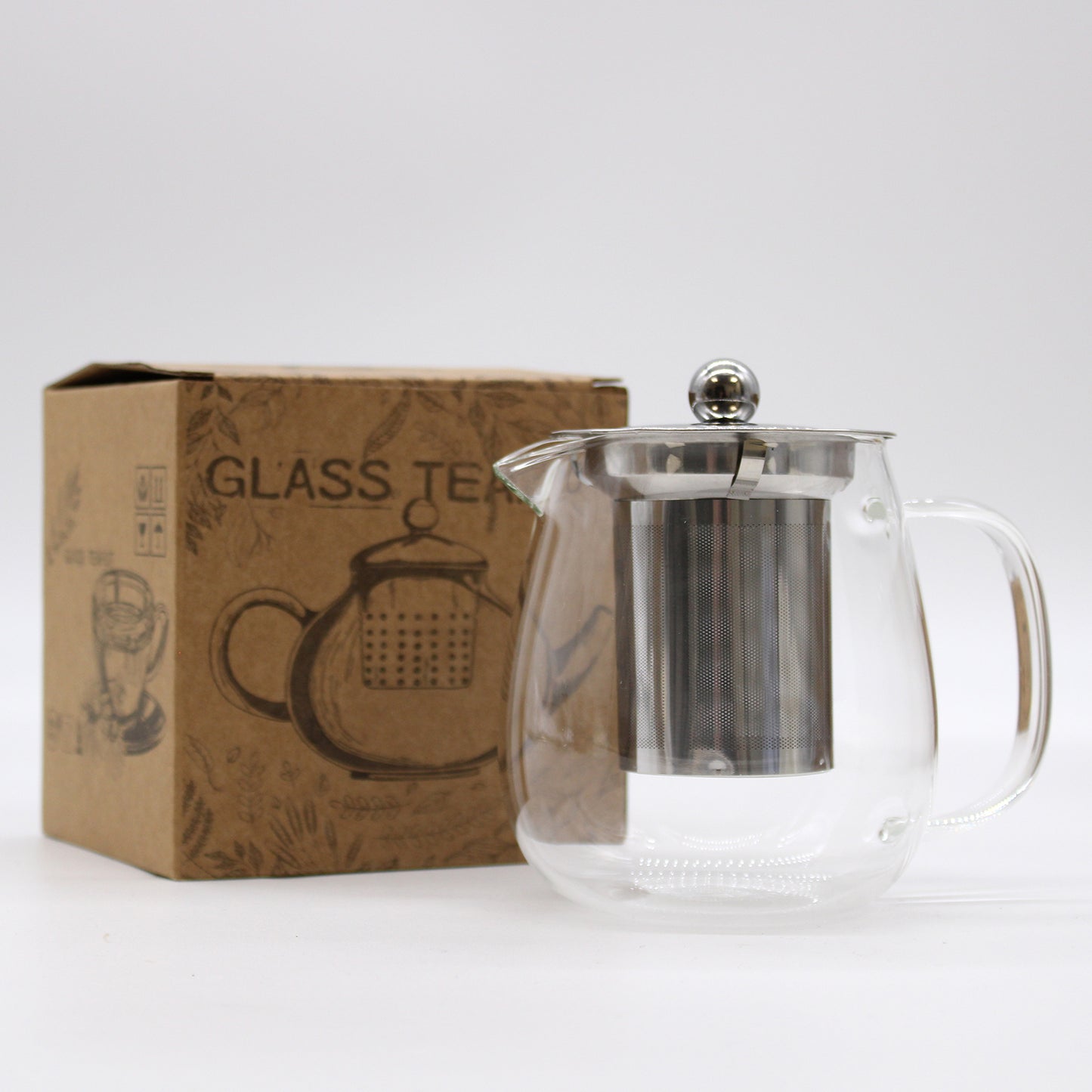 Glass Infuser Teapot - Contemporary - 550 ml