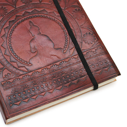 Notebook with strap - Tibetan Mandala - Medium