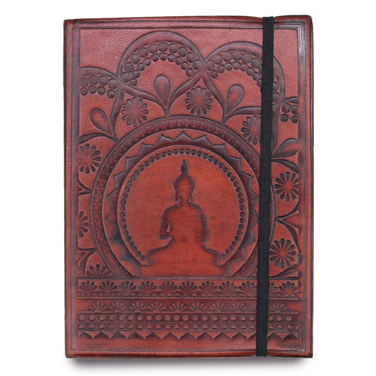 Notebook with strap - Tibetan Mandala - Small