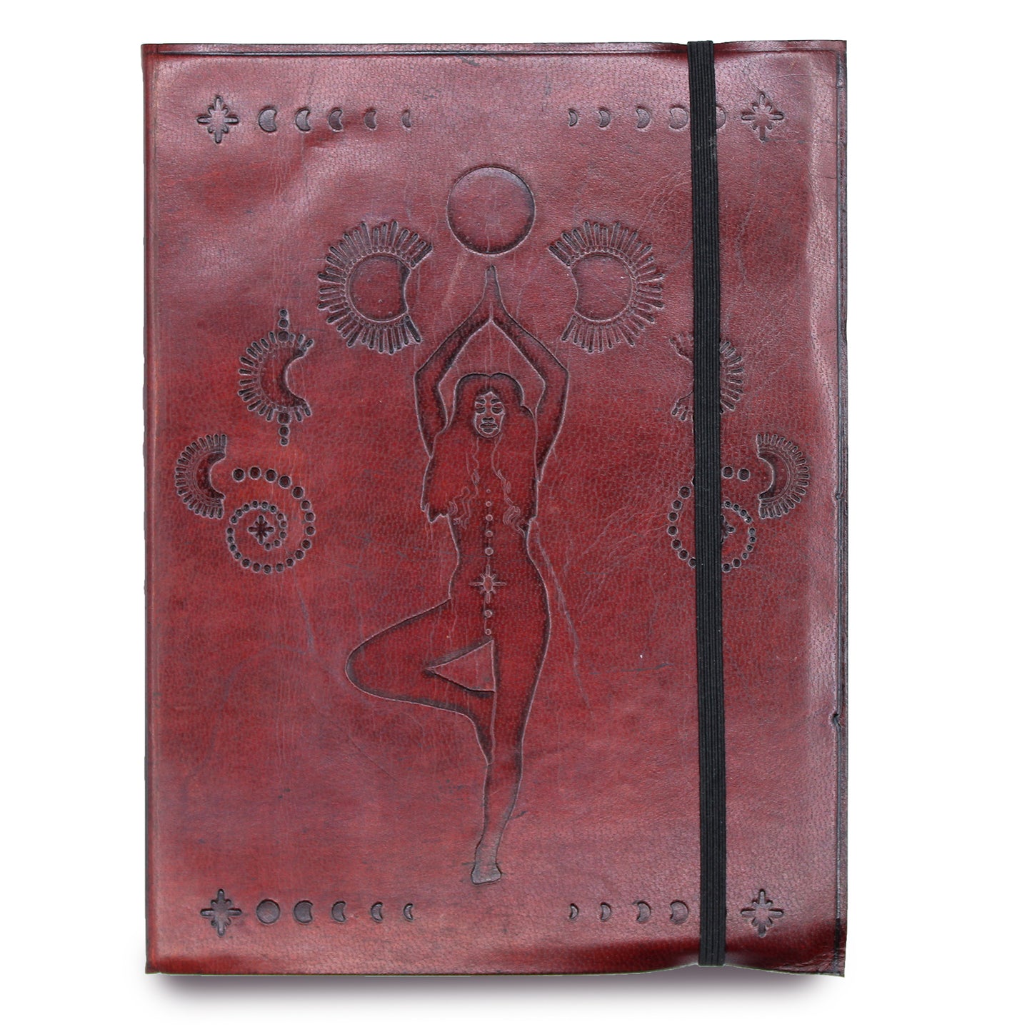 Notebook with strap - Cosmic Goddess - Medium