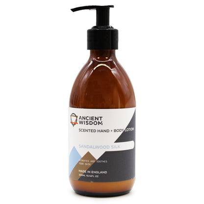 Fragranced Hand & Body Lotion - Sandalwood Silk - 300 ml