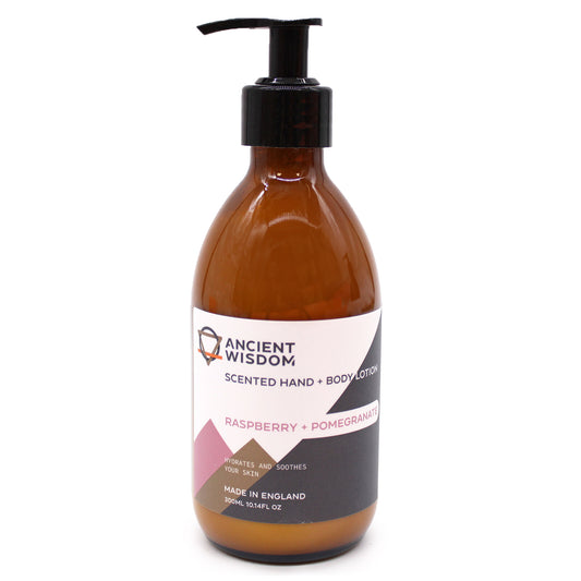Fragranced Hand & Body Lotion - Raspberry & Pomegranate - 300 ml