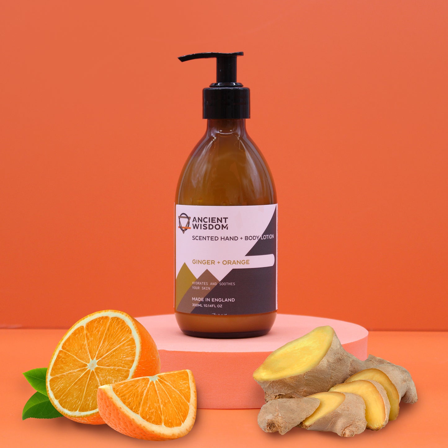 Fragranced Hand & Body Lotion - Ginger & Orange - 300 ml