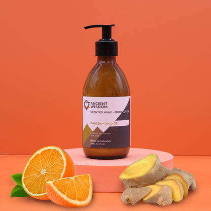 Fragranced Hand & Body Lotion - Ginger & Orange - 300 ml