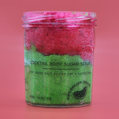 Fragranced Sugar Body Scrub - Watermelon Daquiri - 300 g