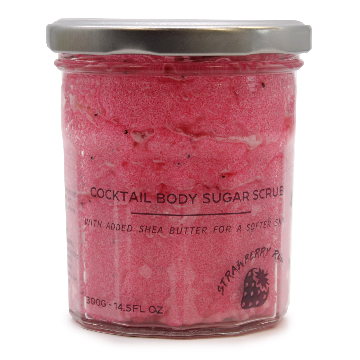 Fragranced Sugar Body Scrub - Strawberry Rum - 300 g