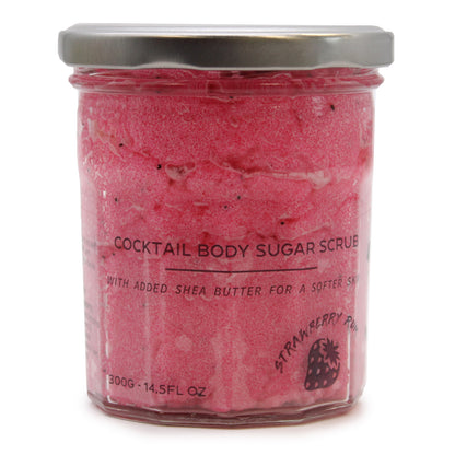 Fragranced Sugar Body Scrub - Strawberry Rum - 300 g