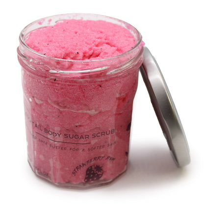 Fragranced Sugar Body Scrub - Strawberry Rum - 300 g