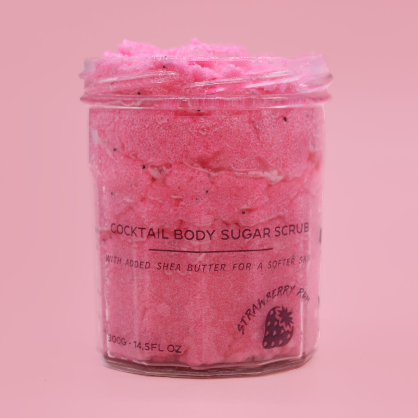 Fragranced Sugar Body Scrub - Strawberry Rum - 300 g