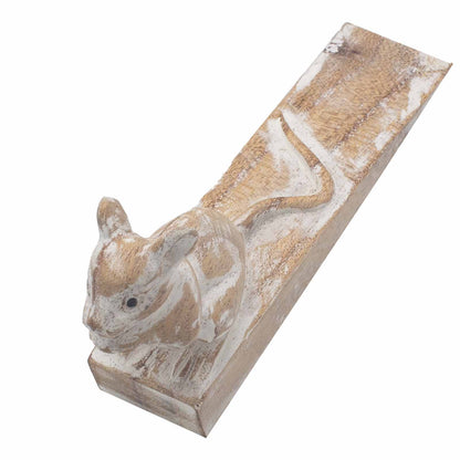 Hand-Carved Doorstop - Dormouse