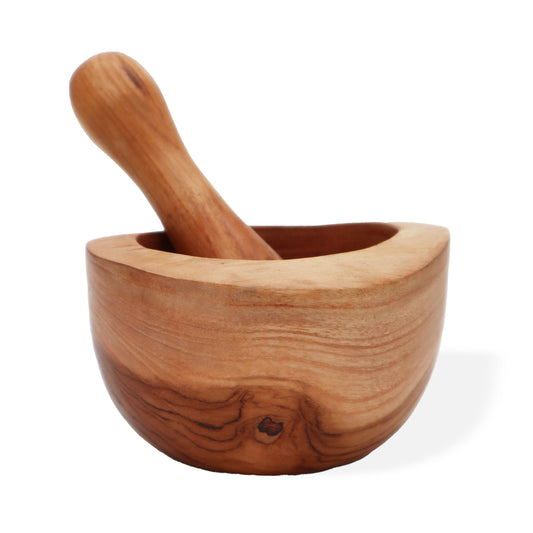 Ergo Teak Pestle & Mortar - Large