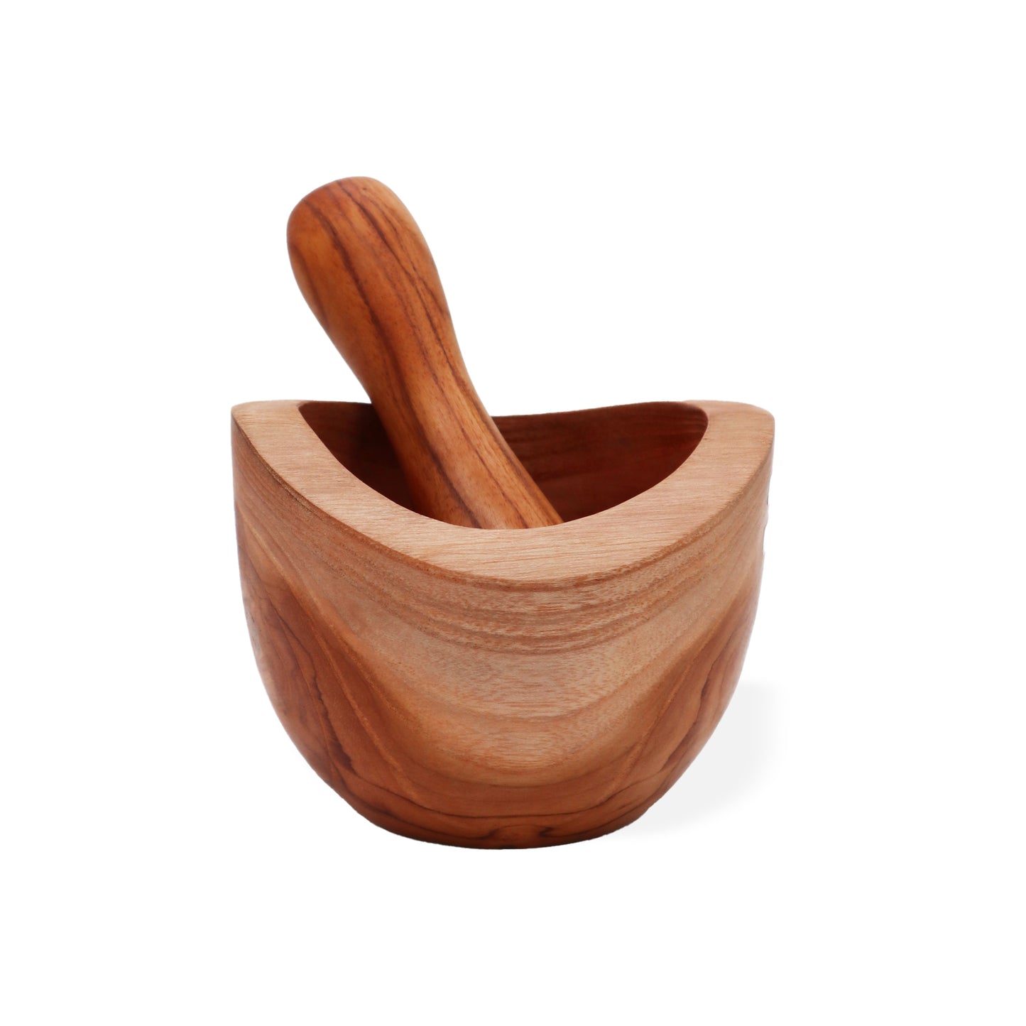 Ergo Teak Pestle & Mortar - Medium