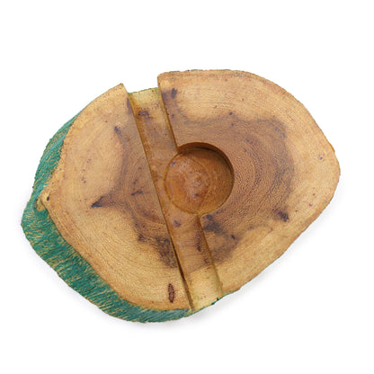 Phone Holder - Gamal Wood - Greenwash - Large