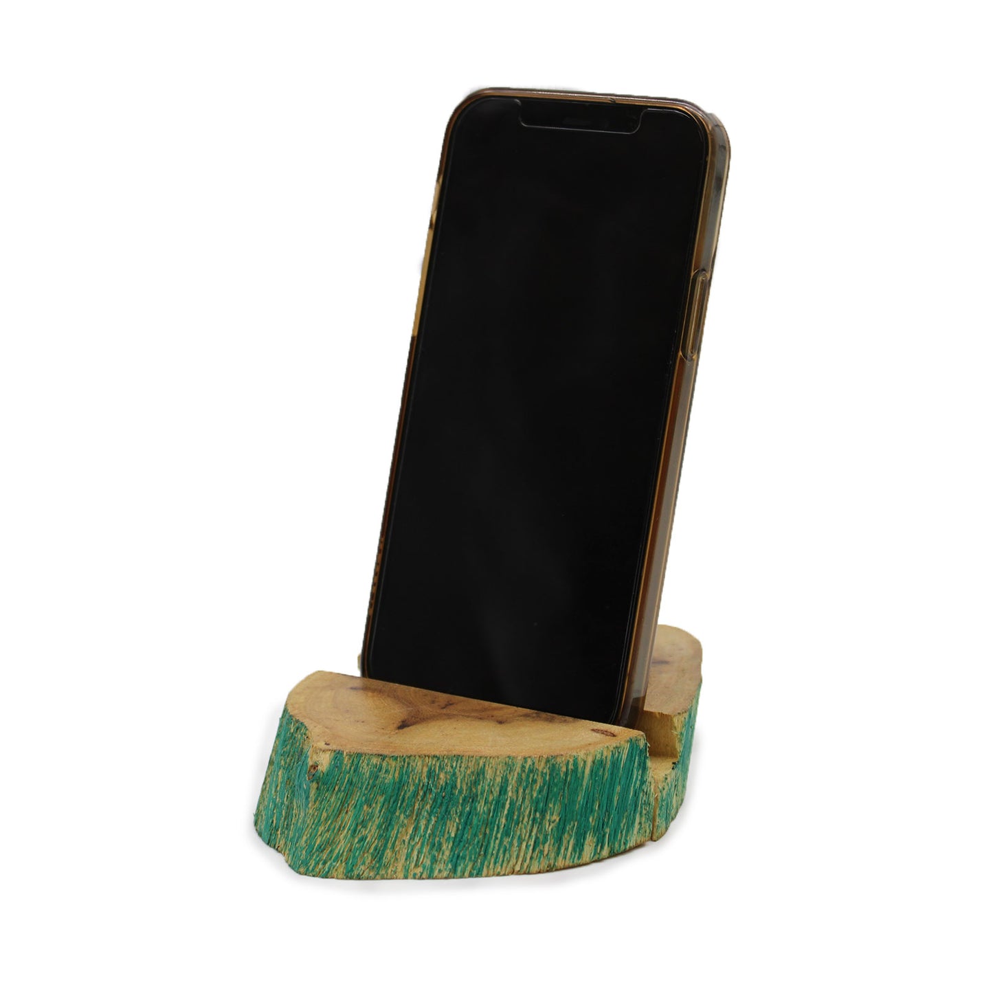 Phone Holder - Gamal Wood - Greenwash - Large