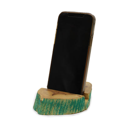Phone Holder - Gamal Wood - Greenwash - Large