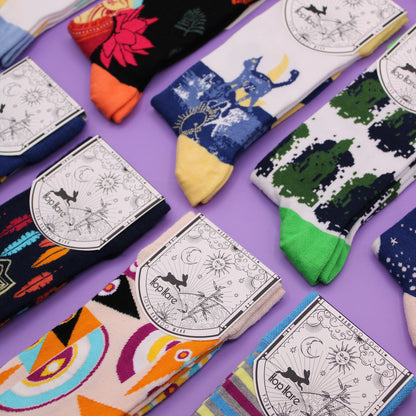 Hop Hare Bamboo Socks - Skulls and Bones - Small / Medium (3.5 - 6.5)