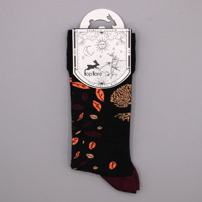 Hop Hare Bamboo Socks - Tree of Life - Medium / Large (7.5 - 11.5)