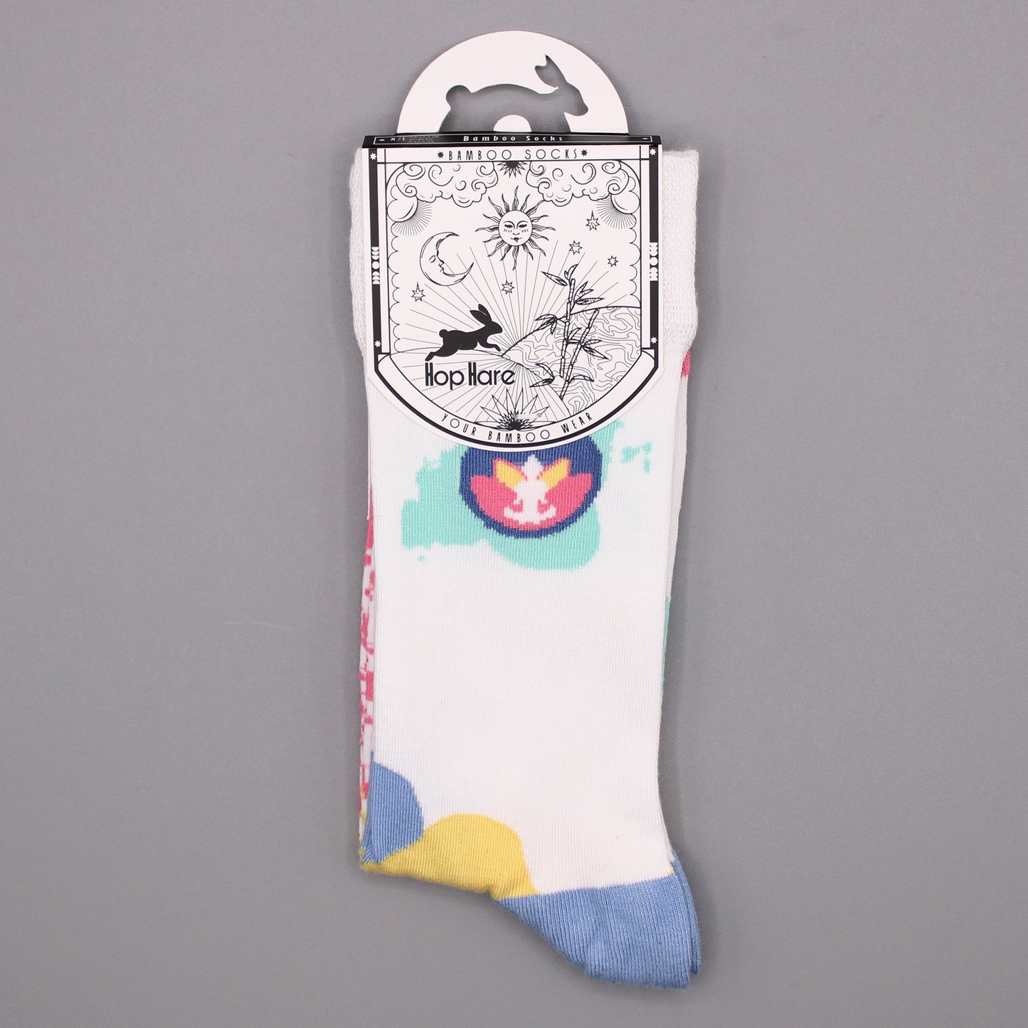 Hop Hare Bamboo Socks - Meditation - Small / Medium (3.5 - 6.5)