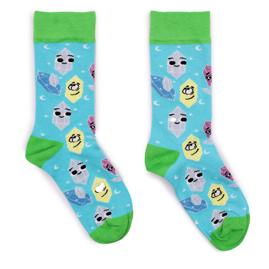 Hop Hare Bamboo Socks - Lucky Gemstones- Medium / Large (7.5 - 11.5)