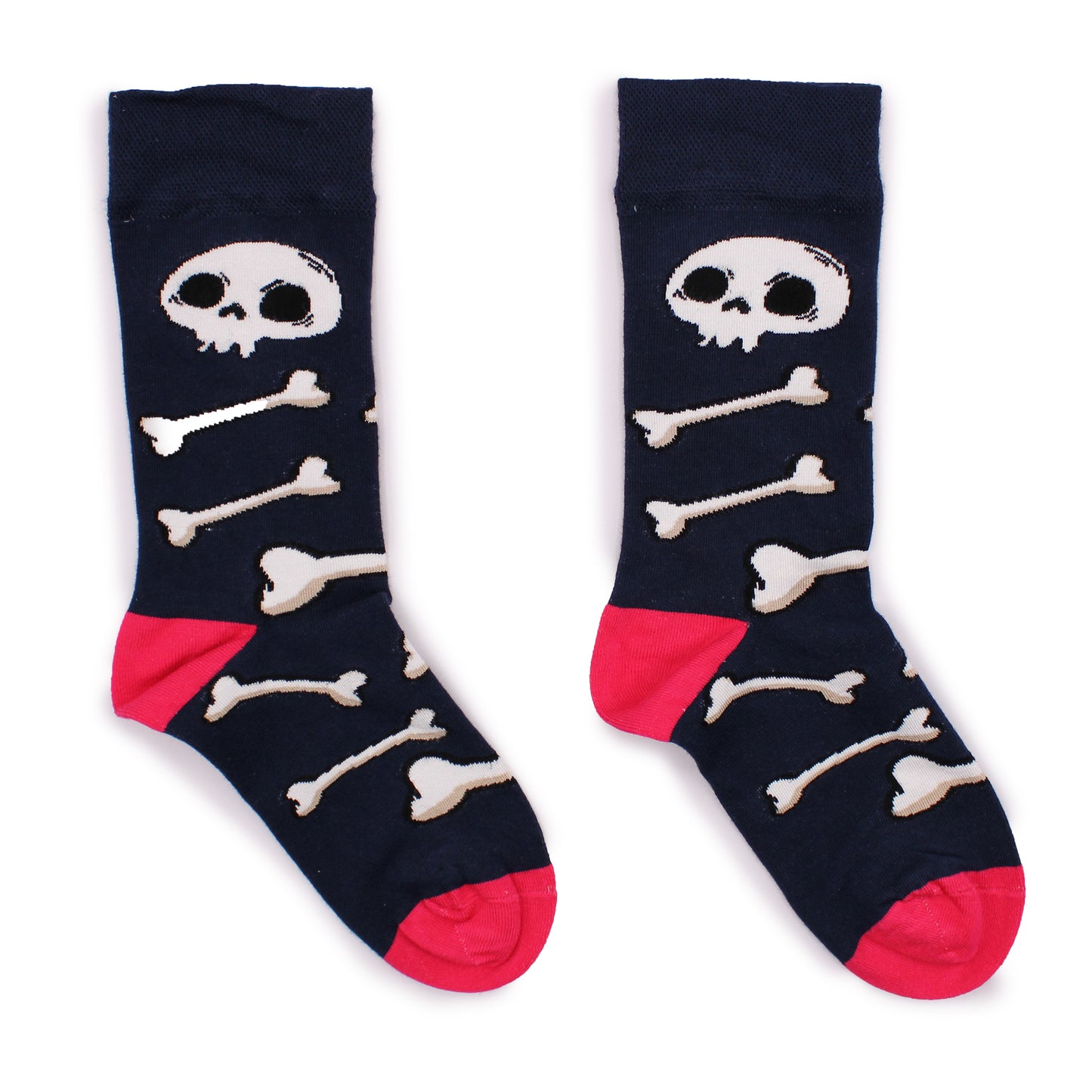 Hop Hare Bamboo Socks - Skulls and Bones - Small / Medium (3.5 - 6.5)